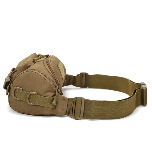 Outdoor waist bag  new military camouflage tactical waist bag multi-functional single shoulder crossbody bag sports cycling waist bag for men
