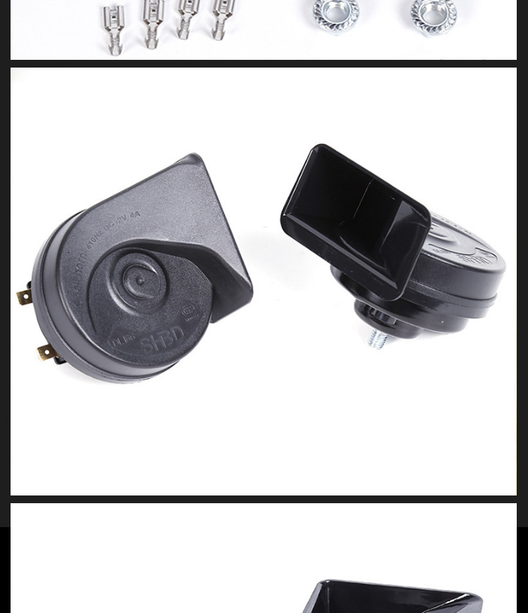 Factory direct sales of 12V waterproof high-power car snail speaker DL-166 Snail speaker wholesale detail image 10