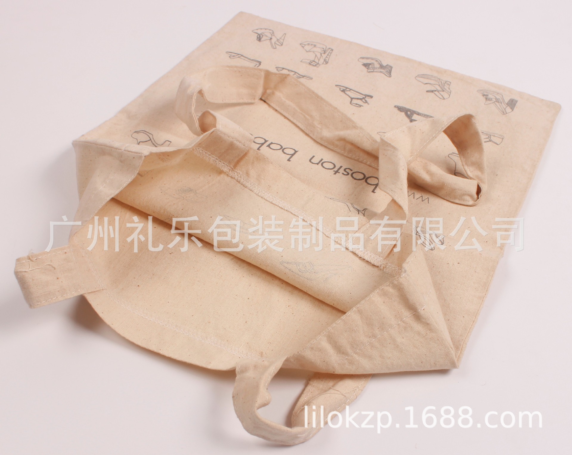 香港澳门高品质全棉手提袋全棉束口袋环保礼品袋高档棉布袋手拧袋