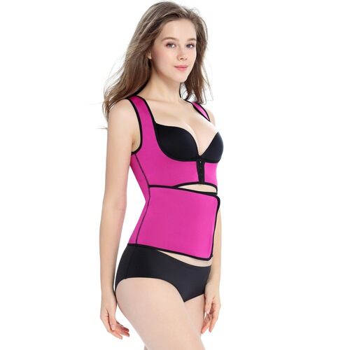 New style breasted body shaping garments, fast shaping tummy control corset, sweat-wicking waist cinch waist vest wholesale