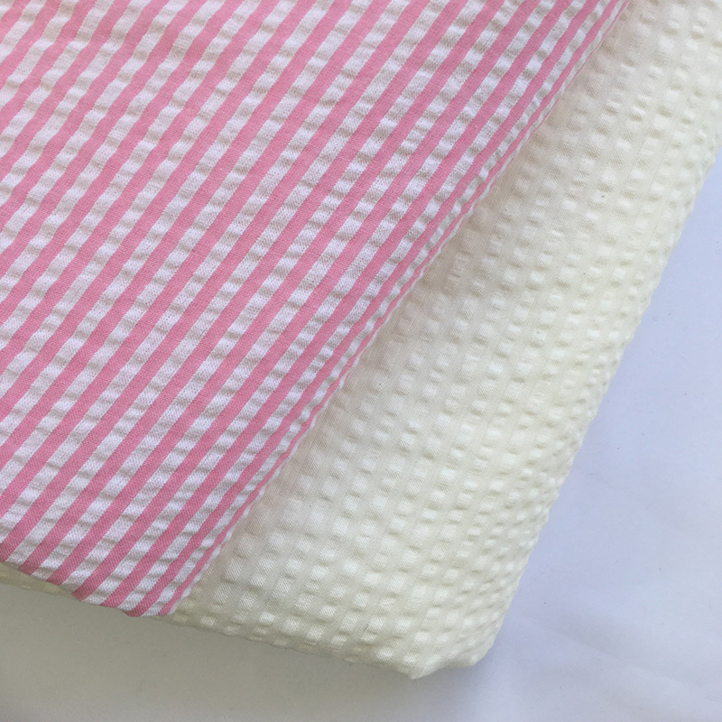 厂家长期供应新品 涤棉白色泡泡条XH-363# 批发