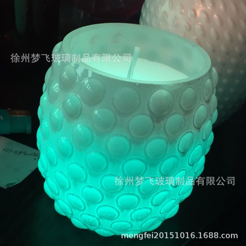 供应欧式玻璃蜡烛台 带玻璃蜡烛罐 创意香薰蜡烛罐可以加工定制|ru