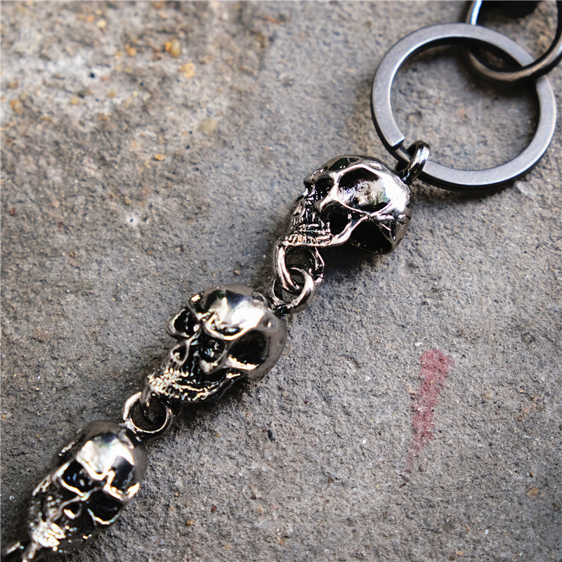 Halloween Festival Skull Pattern Wholesale Jewelry Hip-Hop Punk Skull Metal Waist Chain Halloween