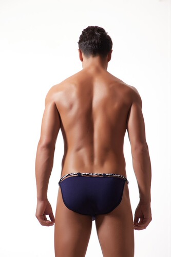 Amazon AliExpress foreign trade cotton men's underwear tied with rope briefs high-cut pants E-037