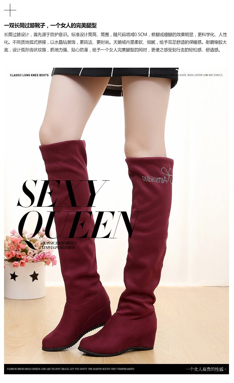 Bottes femme en Daim - Ref 3355238 Image 12