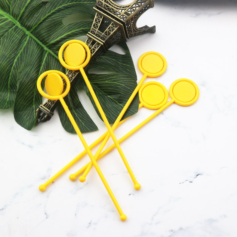 Plastic cocktail creative coffee mixing stick polypropylene