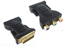 DVI 24+5 M to 3RCR F Adapter  DVI转色差分量头Ypbpr