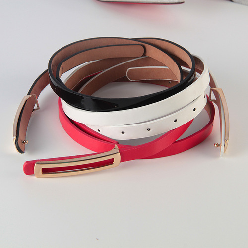Women's Belt, Lady Waist Belt, Korean Style Versatile Fashion Spring and Summer Fine Belt Decorative Belt Pants Accessory