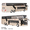 Warrior, metal double-layer bus, toy with light music, transport