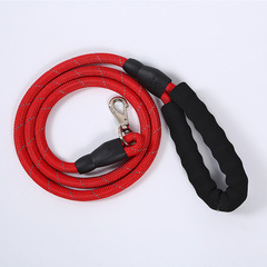 Labrador and Siberian Husky working dogs with chest and back harness pet leashes, medium and small dog reflective EVA leashes