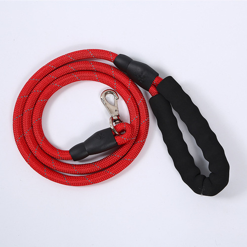 Labrador and Siberian Husky working dogs with chest and back harness pet leashes, medium and small dog reflective EVA leashes