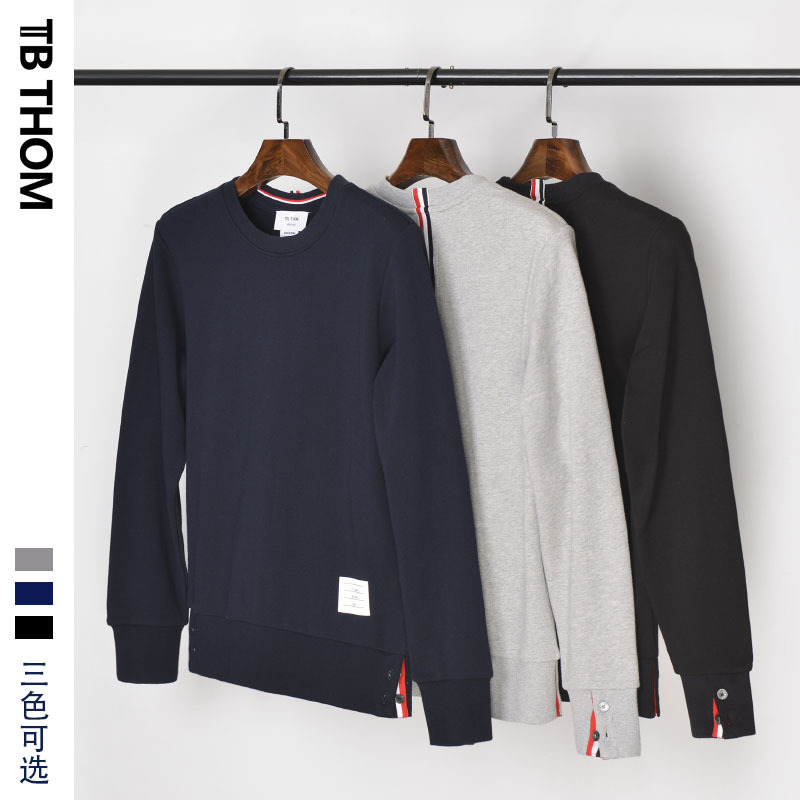 Back webbing TB THOM T-shirts Socket pure cotton man Sweater