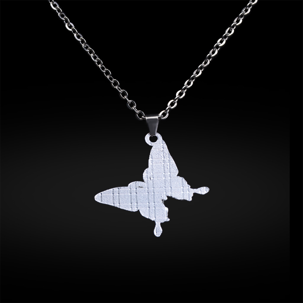 10g Weight White-Plated K Plating Material Zinc Alloy Pendant Material Necklace Classification 201 Stainless Steel Chain Material Wedding, Travel, Birthday Occasion 201 Stainless Steel, Zinc alloy Material Insect Pattern Women'S Gender Plating Design Wholesale Jewelry Lady Insect 201 Stainless Steel Zinc Alloy White-Plated K Plating Necklace 7