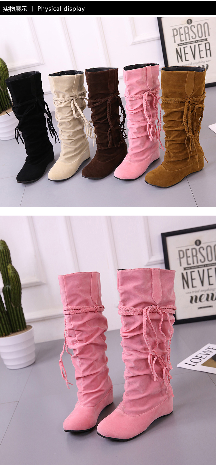 Bottes femme en Daim - Ref 3354693 Image 16