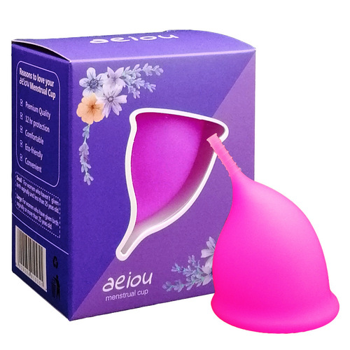 AEIOU医疗级硅胶月经杯女性经期护理月事杯月亮杯menstrual cup