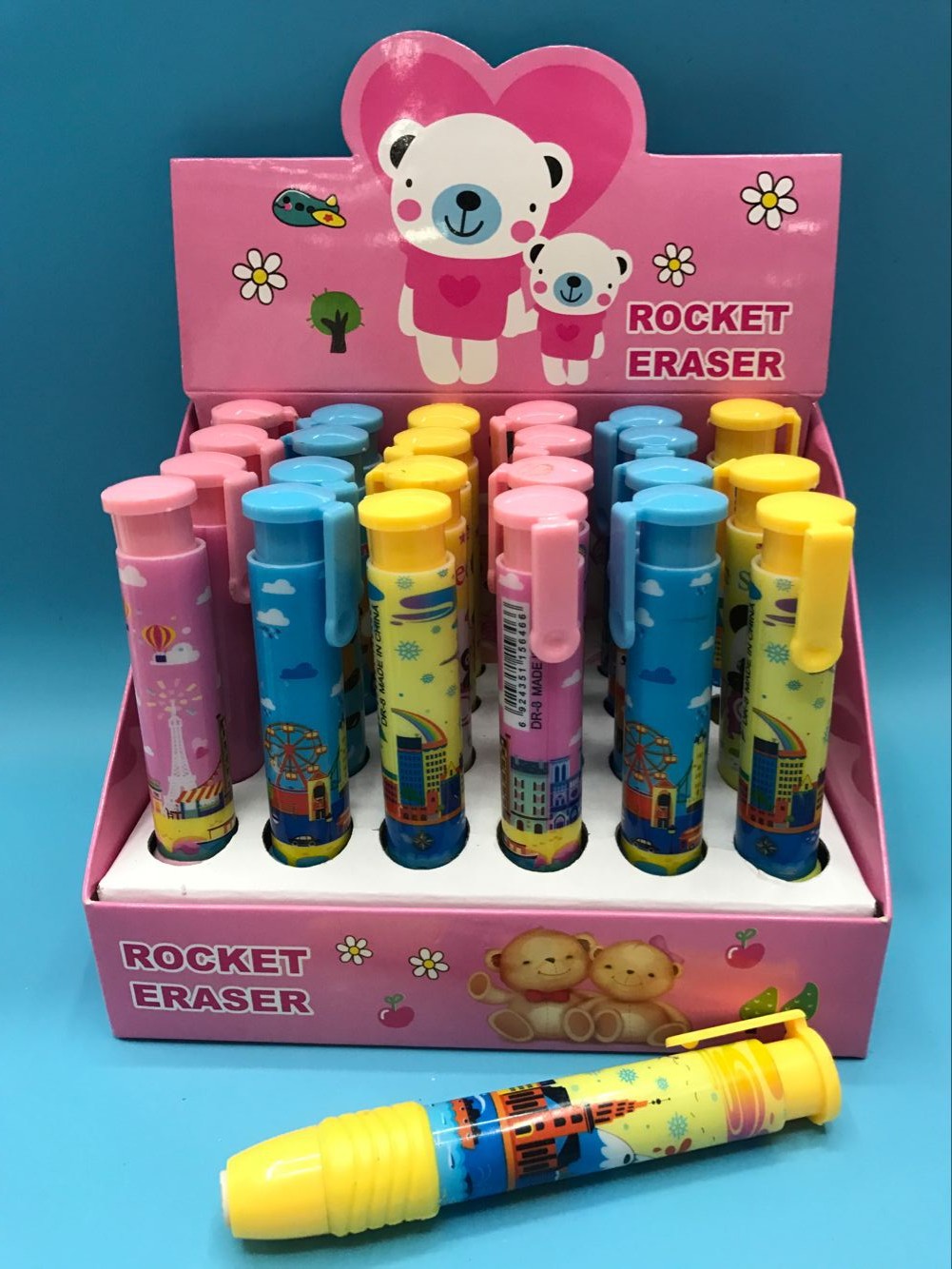 皮圈按动橡皮 城市风景 48X24 0.69