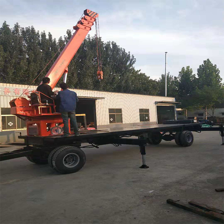 拖拉机平板吊小型起重机   拖拉机自备吊 起重机供应
