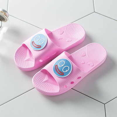 夏季女生拖鞋卡通笑脸浴室内洗澡拖鞋韩版可爱拖鞋居家居拖鞋批发|ms