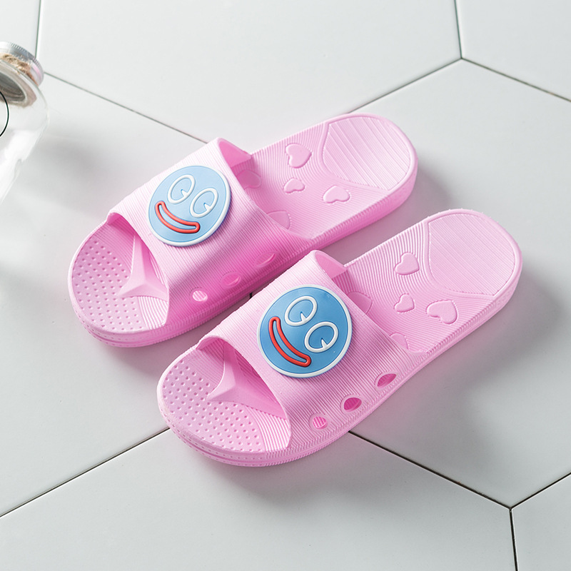 夏季女生拖鞋卡通笑脸浴室内洗澡拖鞋韩版可爱拖鞋居家居拖鞋批发|ms