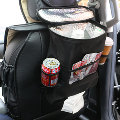 Car seat storage bag hanger, multi-functional backrest organizer, universal in-car insulation storage bag, accessory