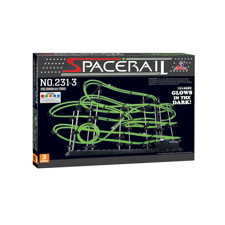 Spacerail, конструктор космоса с рельсами, игрушка, американские горки, DIY, наука и техника
