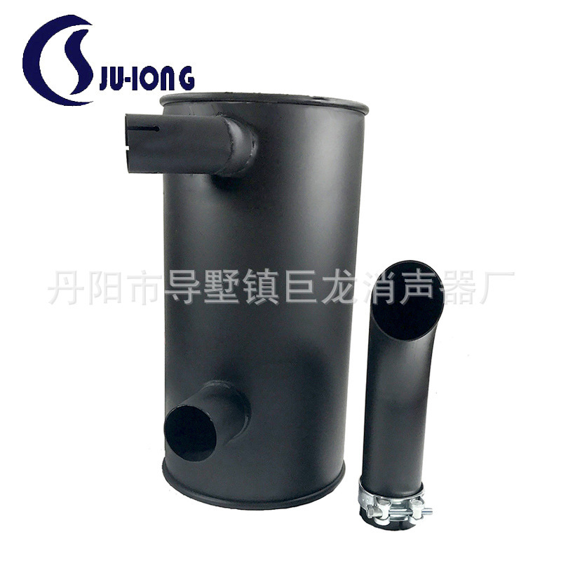 挖掘机消音器厂家直供神钢SK60-3-5消声器挖掘机配件排气管消音器