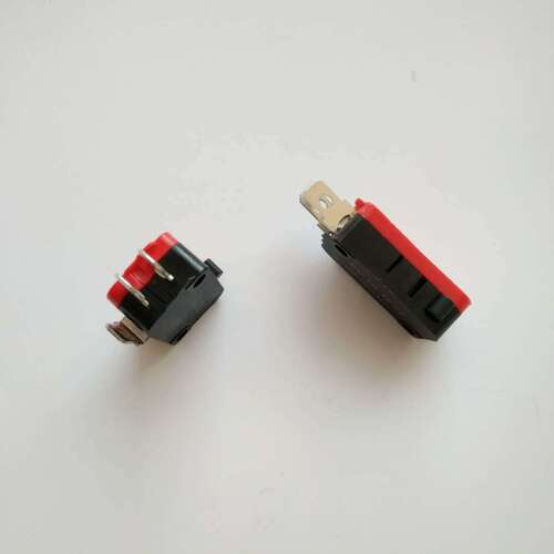 Trayector de microinterruptor de botón de estilo americano con conexión de tres patas, microinterruptor de conexión de tres patas con elástico, modelo SV-16-1C25