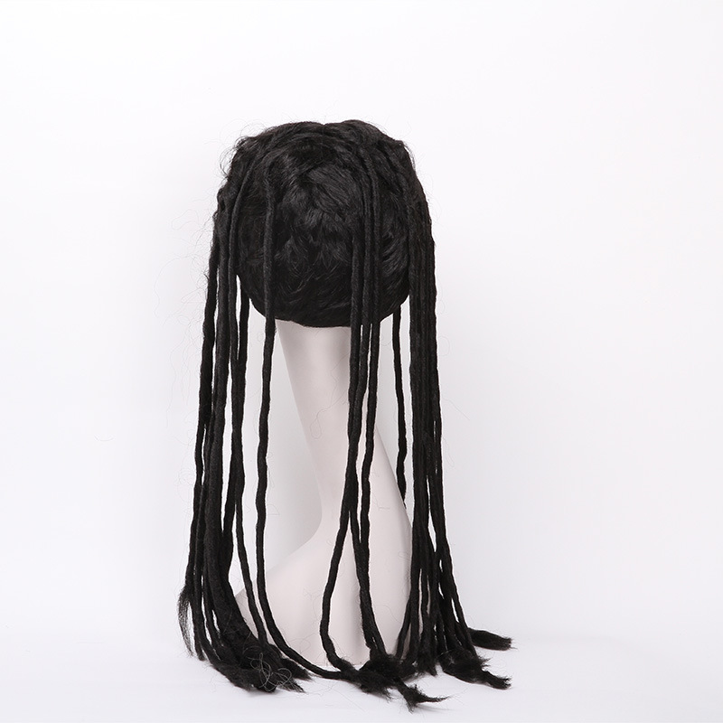 Newlook IMG - 1377 moda negra nueva peluca de trenza larga peluca de vacaciones