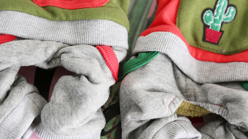 仙人掌复古四脚衣