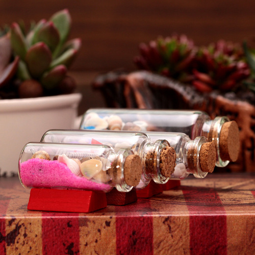 Four Sea Sand Drift Bottles, Wish Bottles, Shell Starfish Wish Bottles, Birthday Gifts, Lucky Bottles, Festival Gift