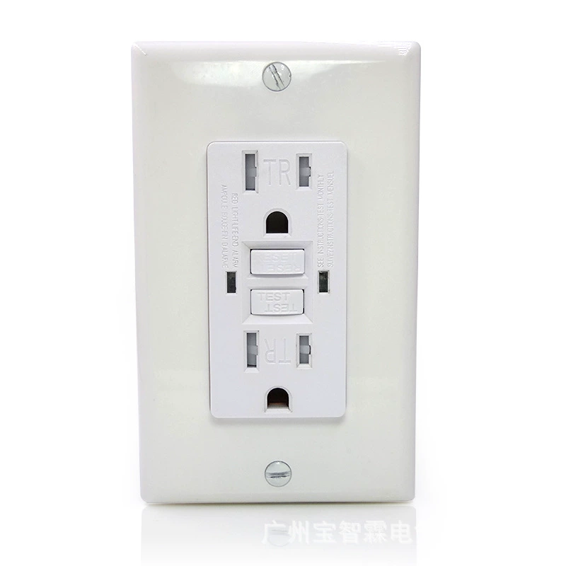 Американская розетка с защитой от утечек 15A 125V AC 60Hz, защита от взлома и погодоустойчивая