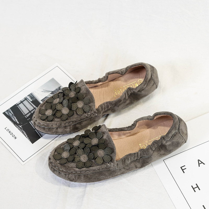 2023 otoño nuevos mocasines de estilo coreano versátil inferior suave enfermera zapatos de trabajo para mujeres embarazadas más tamaño zapatos de mujer 43
