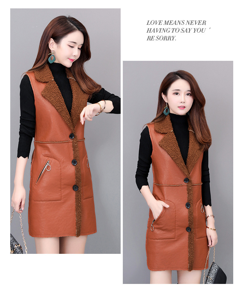 Gilet femme en Cuir PU - Ref 3318518 Image 17