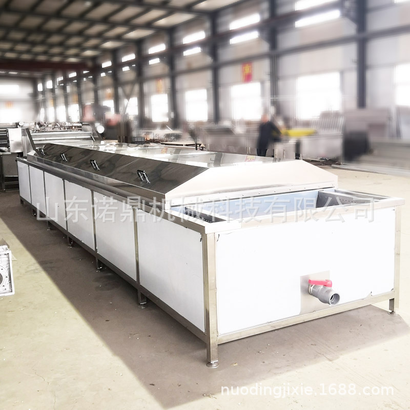 鱼豆腐蒸煮线 丸子蒸煮漂烫线 大型可定制蒸煮流水线设备厂家直销