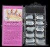 Nail polish for manicure, crystal, fake nails for nails, transparent mold, 100 pieces