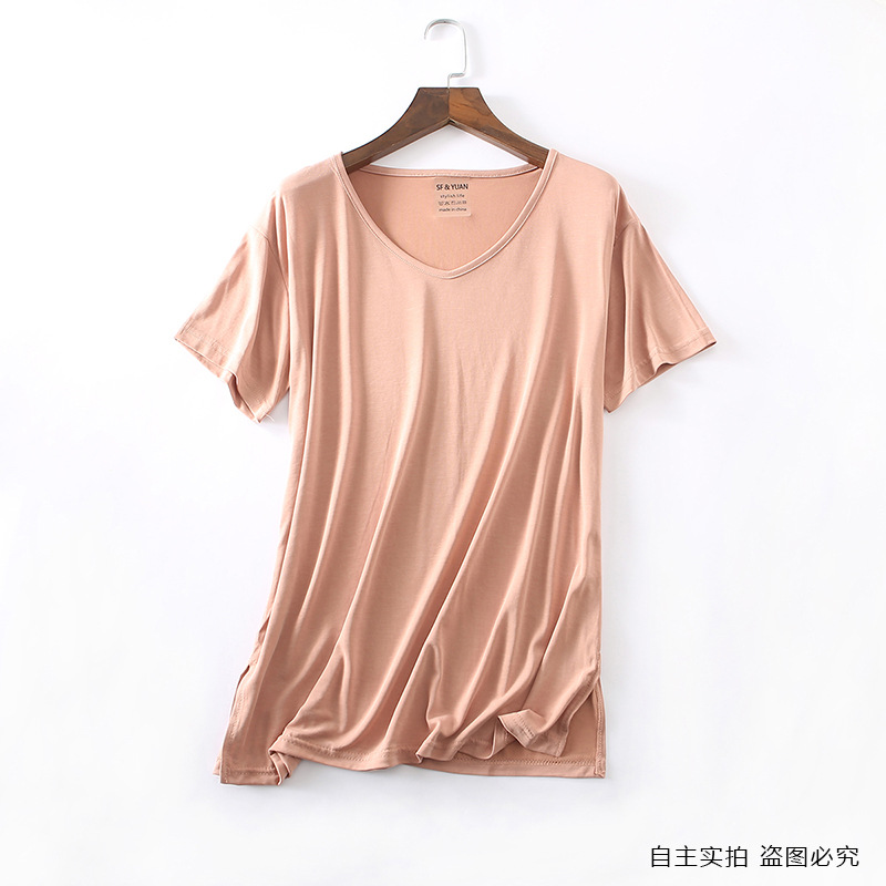 T shirt femme CHUMACHI en Cuivre ammoniac - Ref 3314045 Image 1