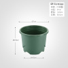 Domestic circular green mountain basin control root flower basin plastic breathable gallopian basin rose iron line lotus pot can be matched