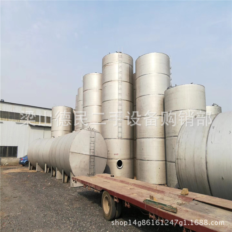 销售液体运输保温储罐 饮料 果汁 醋酸葡萄酒 大型卧式酒罐