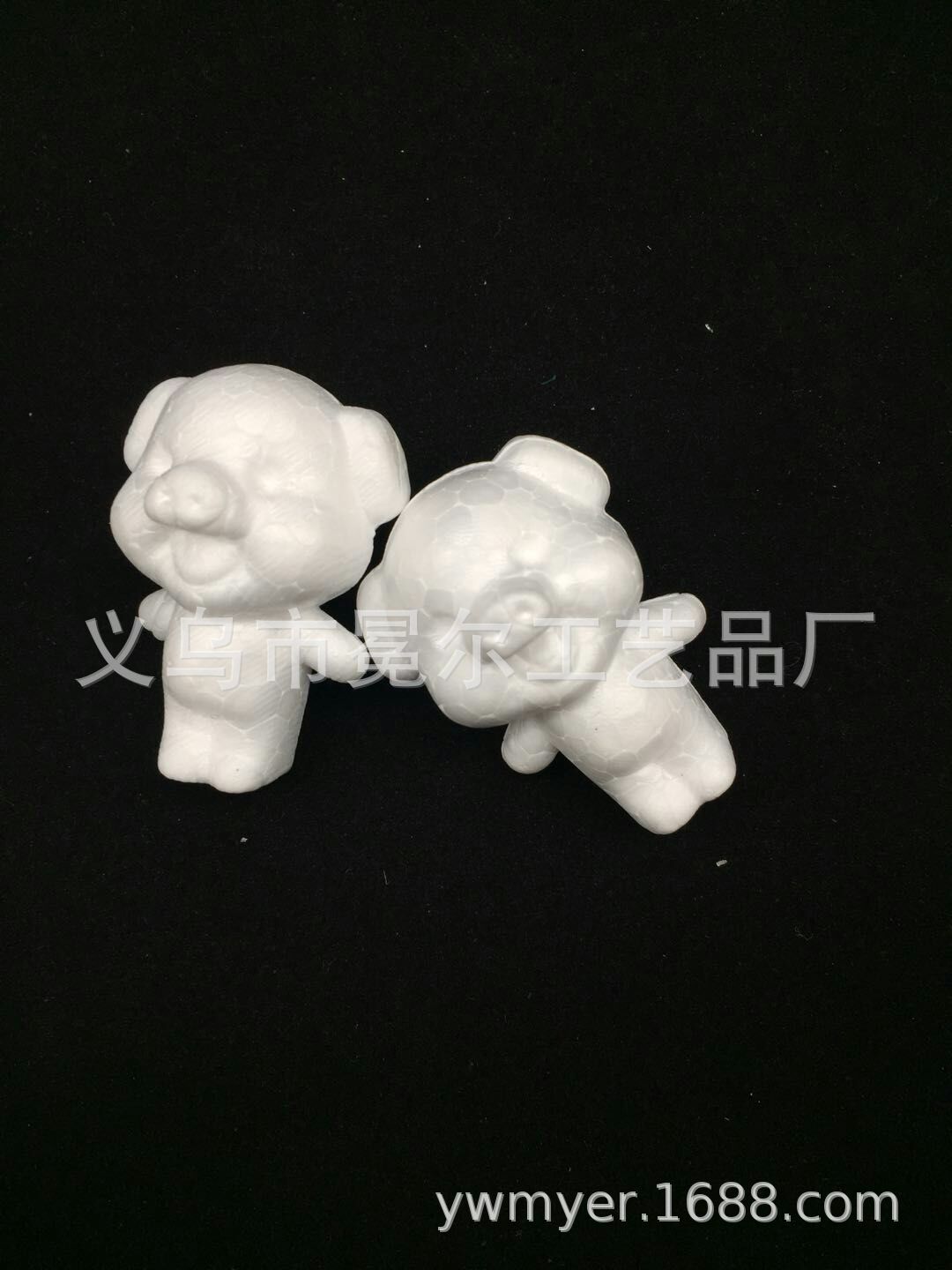 厂家直销5cmEPS泡沫玩偶小猪仔原胚  保丽龙儿童DIY小猪白胚