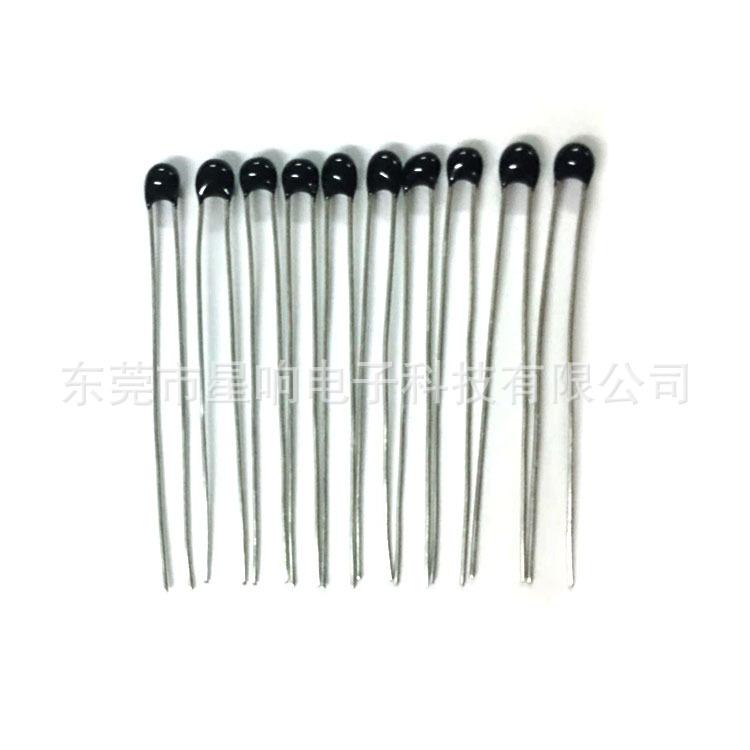 热敏电阻环氧封装小黑头插件热敏电阻10KΩ±2％-3435