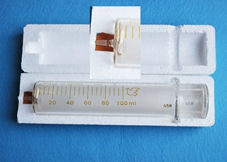 100ml玻璃针筒 玻璃注射器 玻璃针管 100毫升玻璃注射器