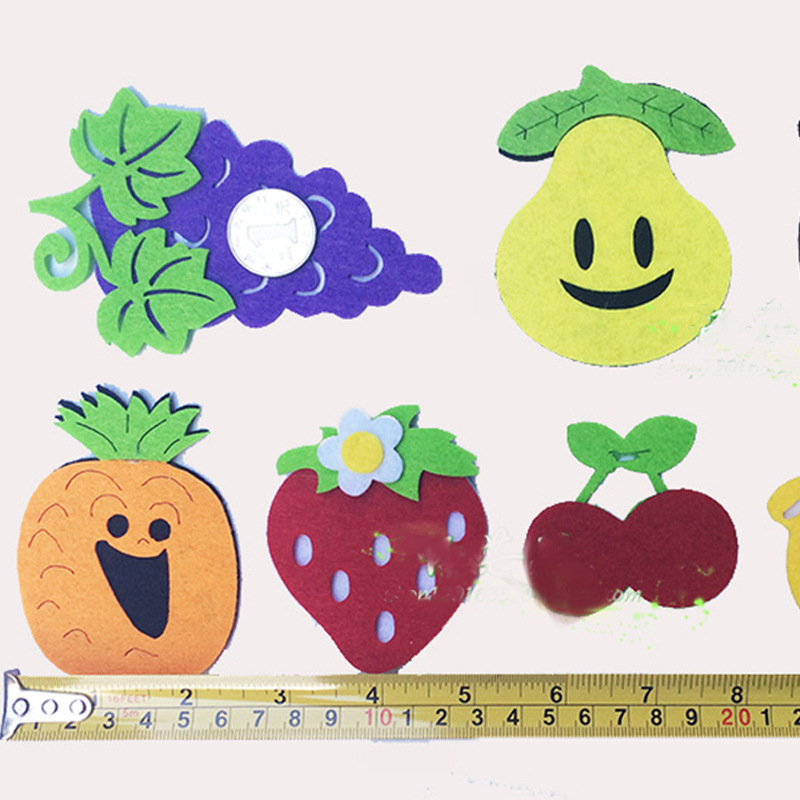 3D立体毛毡装饰墙贴 居家时尚卡通毛毡贴布 幼儿园教室布置毛毡贴