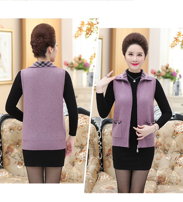 Gilet femme MOUTON ROUGE en Tricot - Ref 3317917 Image 10