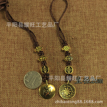 九宫八卦吊牌雕刻八吉祥带嗡字挂牌十二生肖腰牌大号