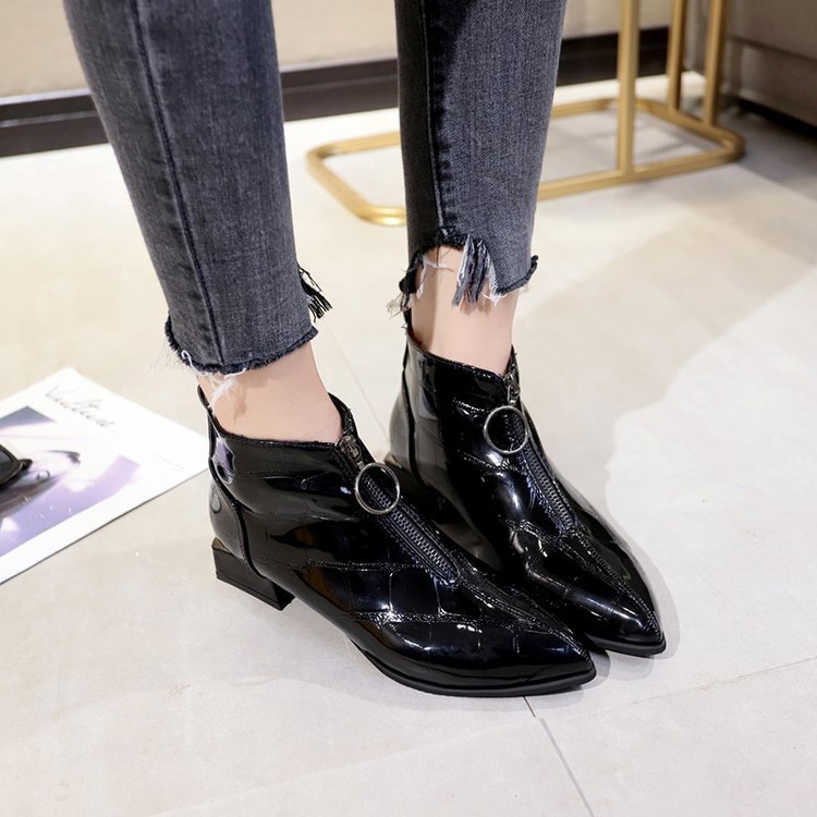 Bottes femme en PU artificiel - Ref 3355426 Image 1