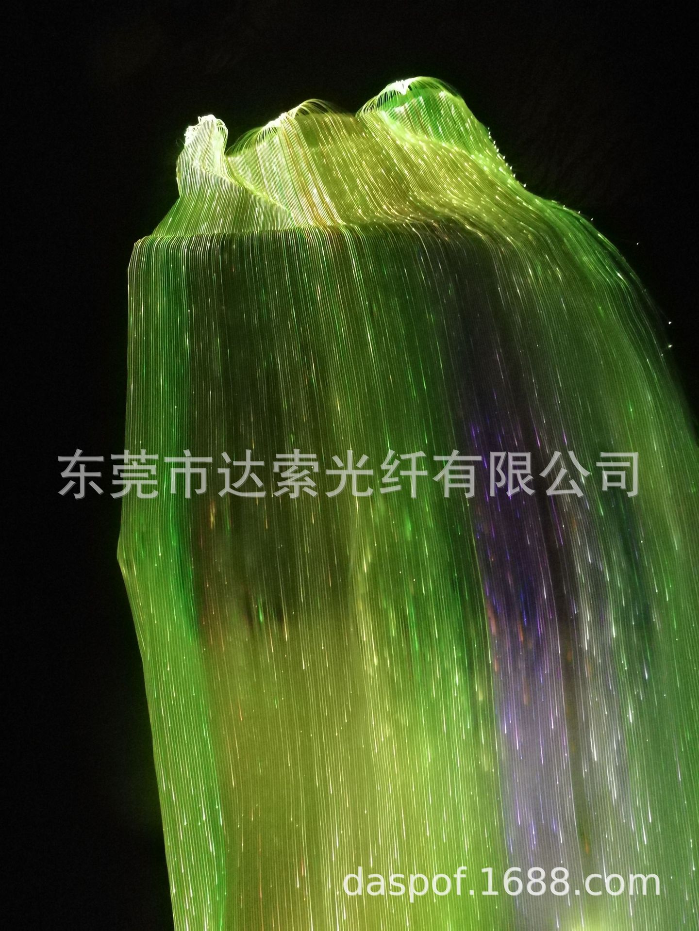 发光婚纱夜光发光婚礼布景布料光纤发光纱纺面料-阿里巴巴
