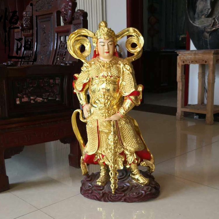 定制铜佛像 韦陀菩萨像