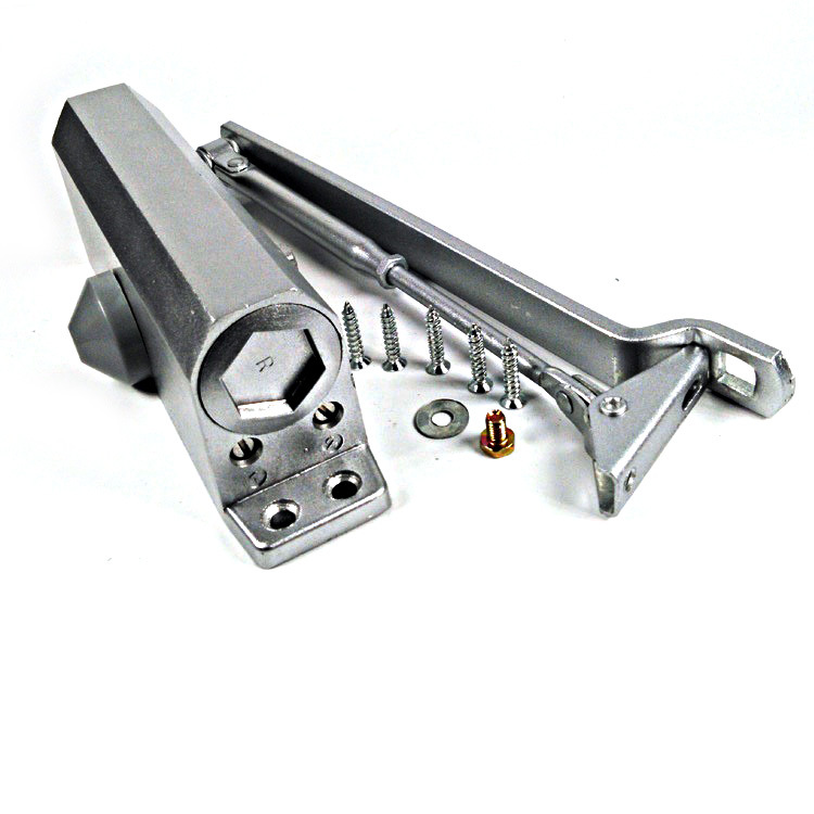 防火门五金配件90度定位闭门器小号家用缓冲关门器自动闭门器液压