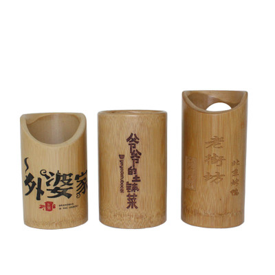 Chopstick Restaurant Hotel barbecue Bamboo stick commercial The noodle shop Chopsticks barrels Bamboo Signet customized Order Bamboo tube