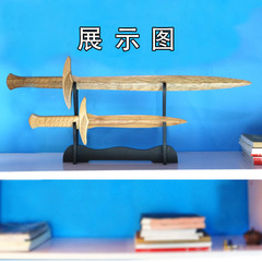 木刀劍cosplay道具武器木劍 指環王霍比特人木製釘刺劍未開刃
